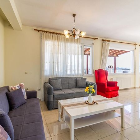 Finas Penthouse,Private Terrace,Great View,Mins From Sea Apartment Kavala Exterior photo