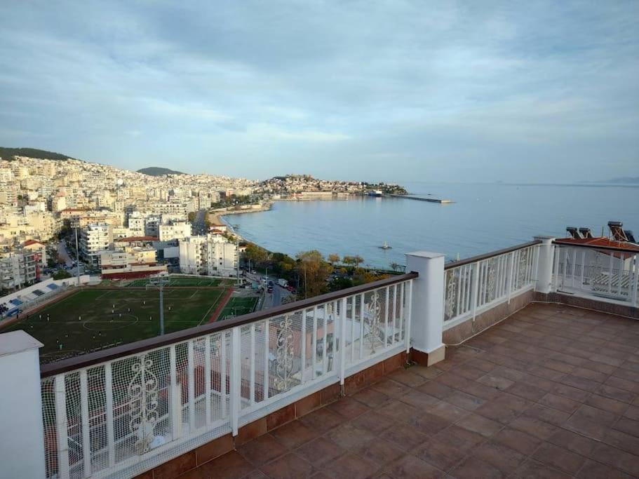 Finas Penthouse,Private Terrace,Great View,Mins From Sea Apartment Kavala Exterior photo